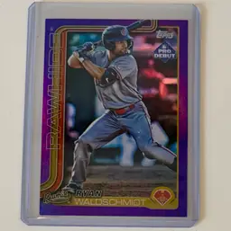Ryan Waldschmidt Pro Debut Purple /299 Arizona Diamondbacks