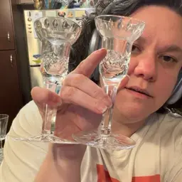 Pair of Waterford Crystal Candleholders