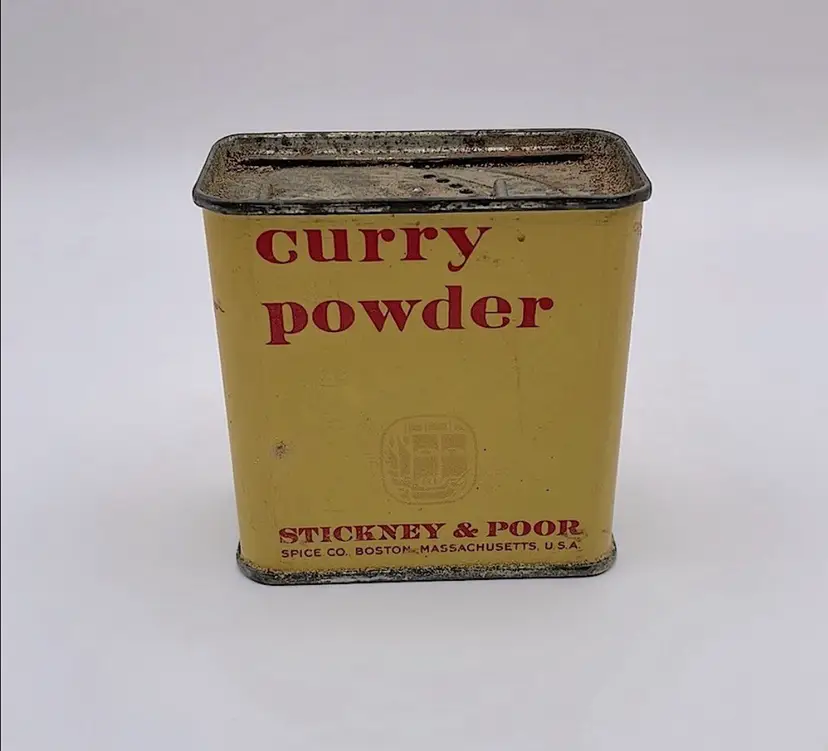 Vintage, Stickney & Poor Spice Co., Boston, MA., USA, Ground Allspice Metal Tin