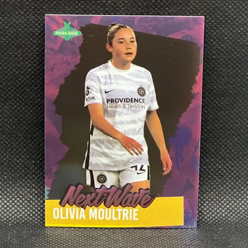 Olivia Moultrie 2021 Parkside NWSL Next Wave Purple Portland Thorns Soccer Card