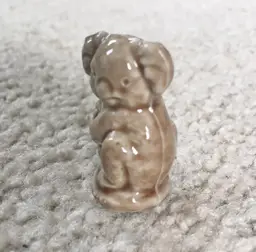 Vintage 1970s WADE WHIMSIES Porcelain Koala Bear Figurine 1.5” - Made in England