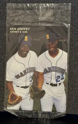 1991 Ken Griffey Father and Son Mother's Cookies Baseball Card