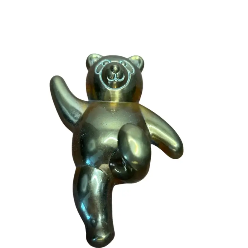 Vintage Brass Teddy Bear Wall Hook
@ 4 3/4” Long