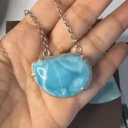 Larimar Pendant Necklace