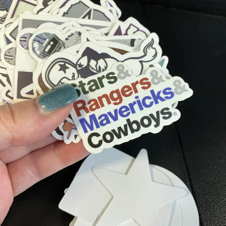 50-Dallas Cowboys Stickers