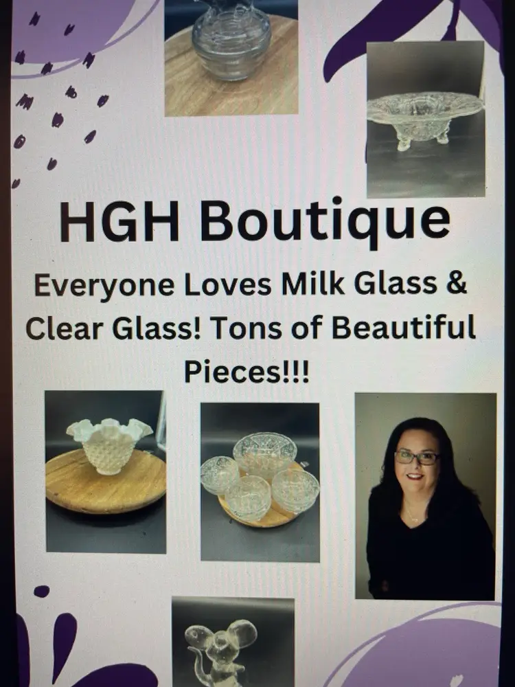 Vintage Glass- Milk And Clear!  