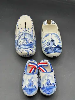 Lot Of Delft Clogs