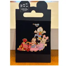 Disney Trading Pin Baby Minnie, Mickey, & Donald 2 Pin Set (hat Is A Tiny Pin)
