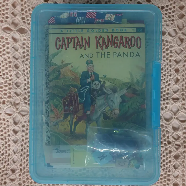 Little Golden Book Captain Kangaroo And The Panda Junk Journal Mini Kit