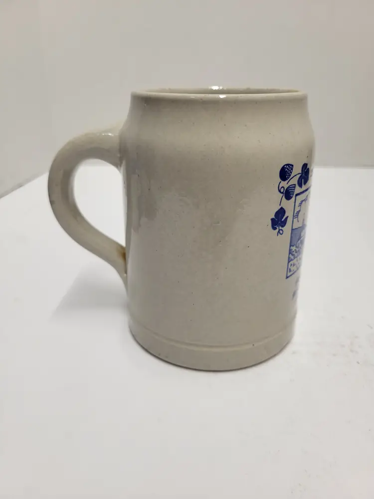 Vintage Authentic German Beer Tankard / Stein "Klosterbrauerei" Design