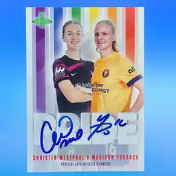 2025 NWSL Parkside Pride #PS-WD Christen Westphal / Madison Pogarch - Dual Auto