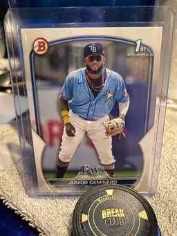 Tampa Bay Rays Junior Caminero 6 Cards