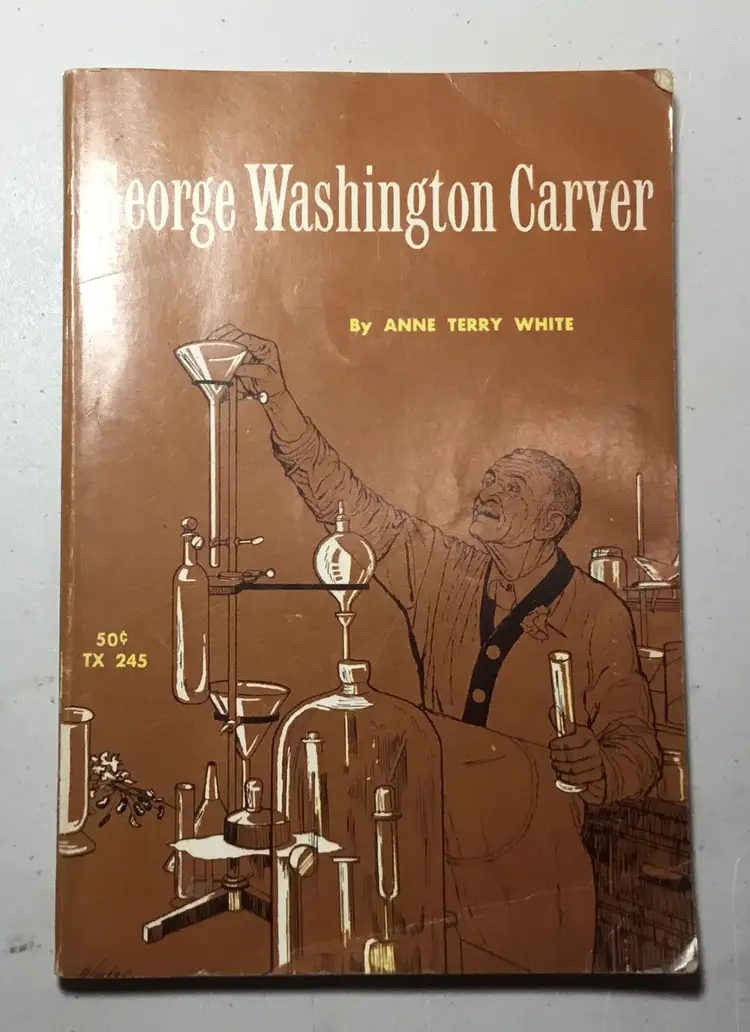 Vintage Book, George Washington Carver, by A.T. White, Scholastic, 1953, 3rd printing