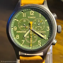 Timex Expedition Scout Chrono Watch Dark Green