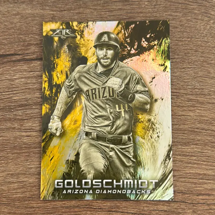 Paul Goldschmidt 
2018 Topps Fire Gold Minted
Arizona Diamondbacks 