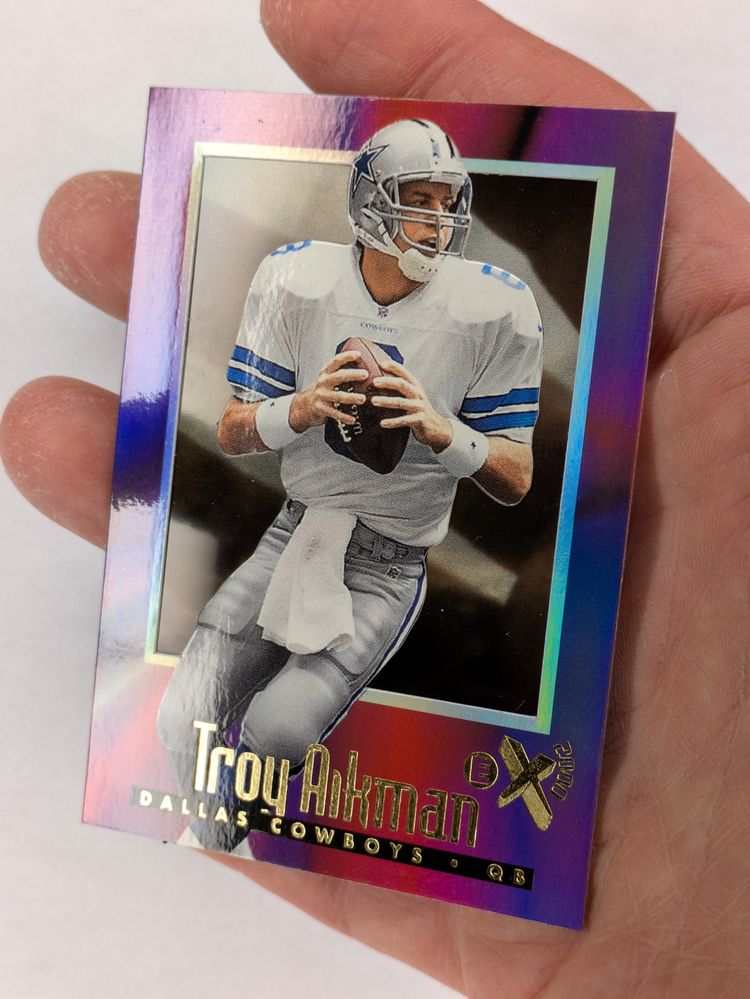 Troy Aikman 1997 SkyBox E-X2000 #7 HOF Dallas Cowboys UCLA Oklahoma
