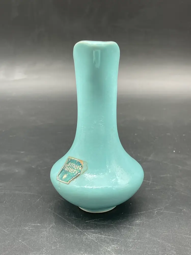 Small Light Blue Camark Pottery Pitcher
