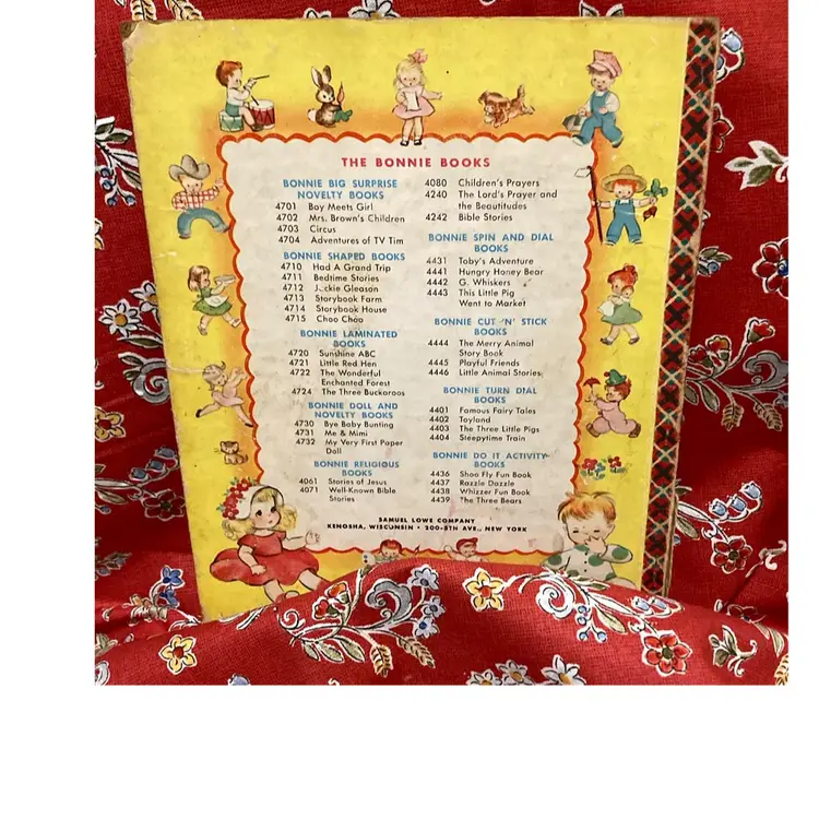 1956 “Peter Pan” Bonnie Book First Printing