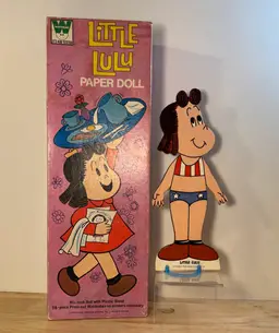 Little Lulu paper doll Whitman 1972