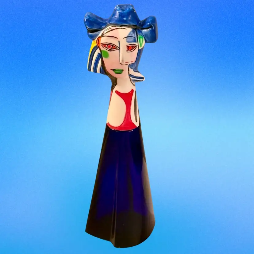 Vintage 1994 Chapeau Bleu Eau De Parfum Marina Picasso Collectible Perfume Bottle