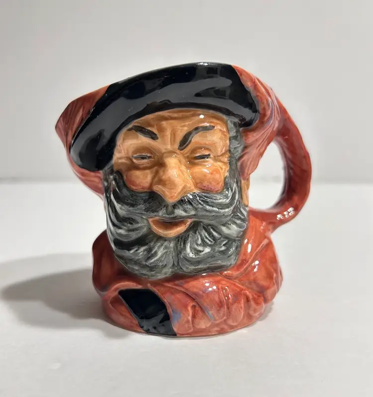 VTG Royal Doulton Toby Character Mug Jug John Falstaff Small 1949 D6385 3.25”