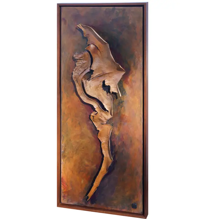 "Ignixius" Floating brushstrokes sculpted by the living Eucalyptus