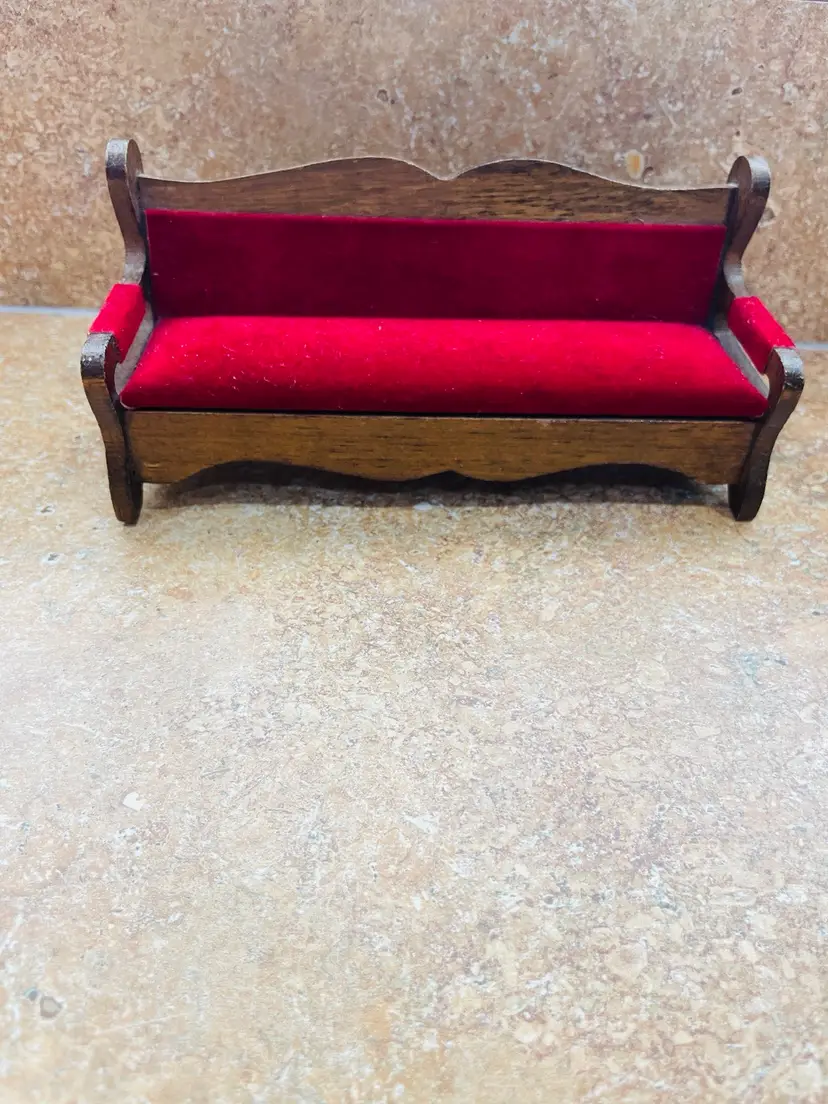 Red Sofa Loveseat