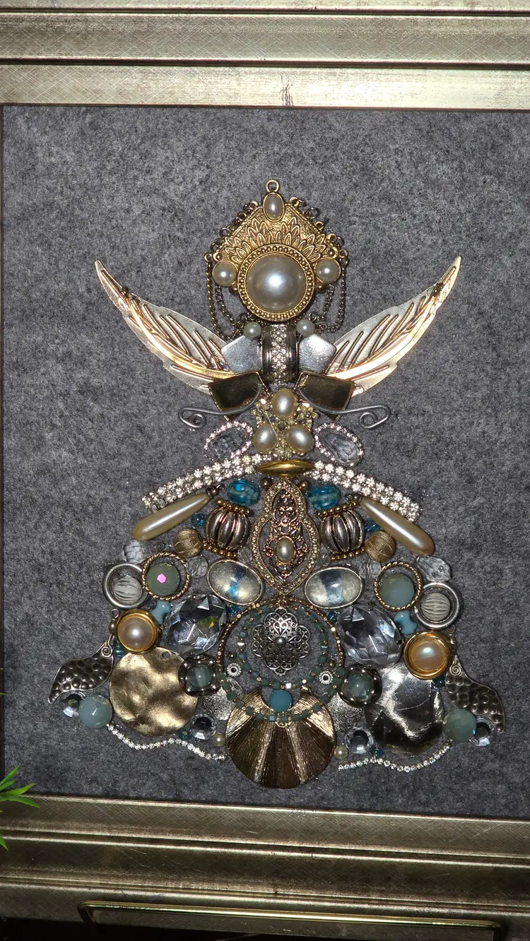 Handmade Vintage Jewelry Angel Art – One of a Kind