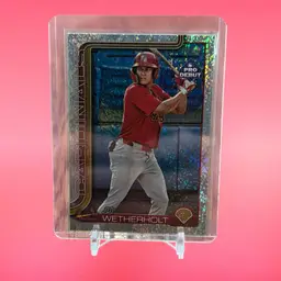 JJ Wetherholt 2025 Pro Debut Sparkle Foil 144/175 St. Louis Cardinals