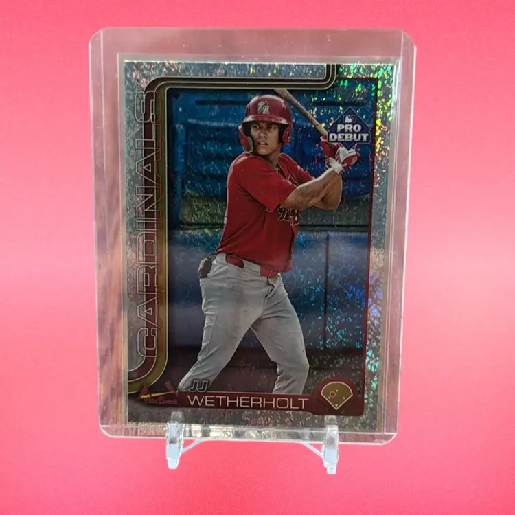 JJ Wetherholt 2025 Pro Debut Sparkle Foil 144/175 St. Louis Cardinals