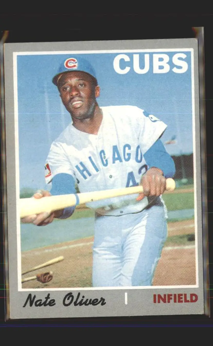Nate Oliver 1970 Topps #223 - () - Chicago Cubs