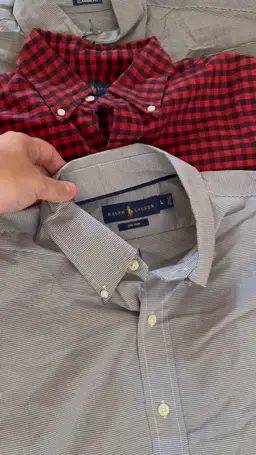 12 Unit Men's Ralph Lauren Lot! Polos + Long Sleeve Various Sizes