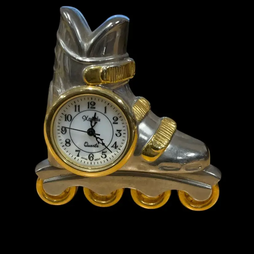 Xanadu Roller Skate / Roller Blade Mini Clock 2”x2”
