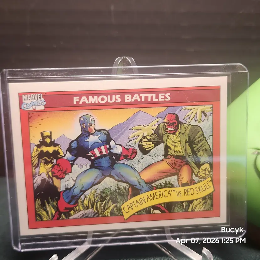 Marvel 1990 Universe - Captain America vs. Red Skull #97