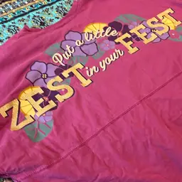 2019 Epcot International Flower And Garden Spirit Jersey Size Xl