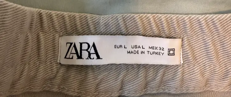 Zara Men's Pants/Jogger Draw String Closing Beige SZ Large