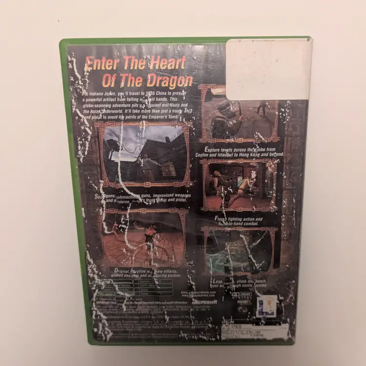 Xbox Game (US) Indiana Jones and the Emperor's Tomb - No Manual