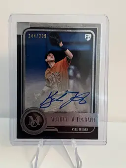 Kyle Tucker 2019 Topps Museum RC Auto #244/299 Houston Astros/Chicago Cubs