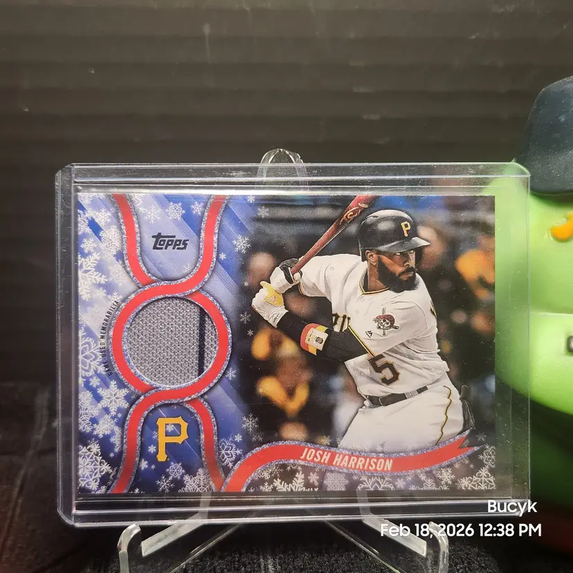 2018 Topps Holiday Wal-Mart Relic - Josh Harrison Pittsburgh Pirates