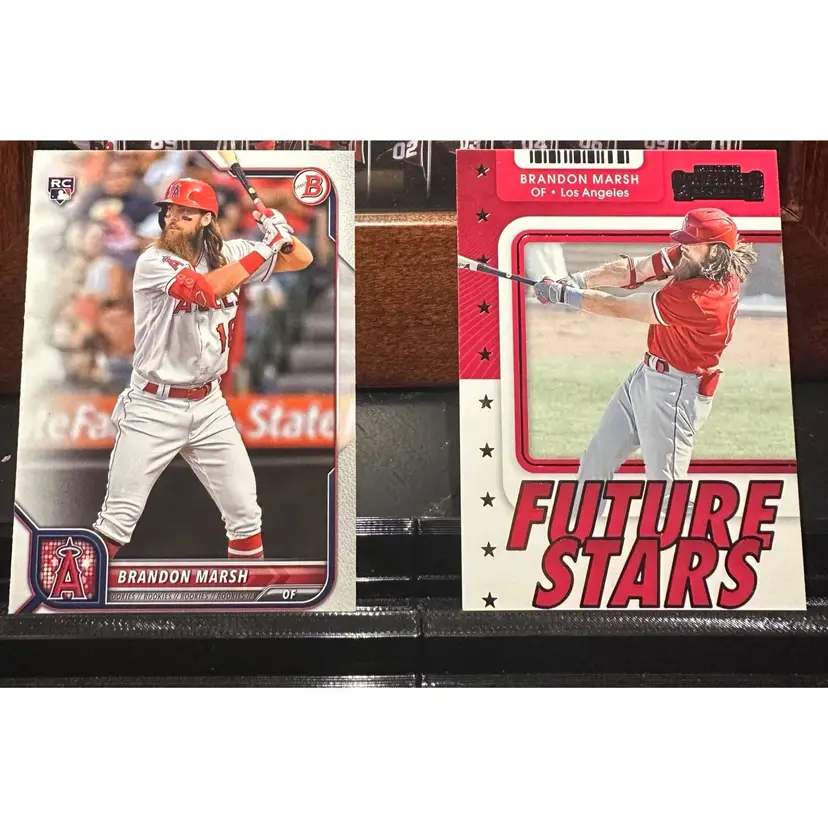 Brandon Marsh RC & Future Stars Los Angeles Angels Philadelphia Phillies