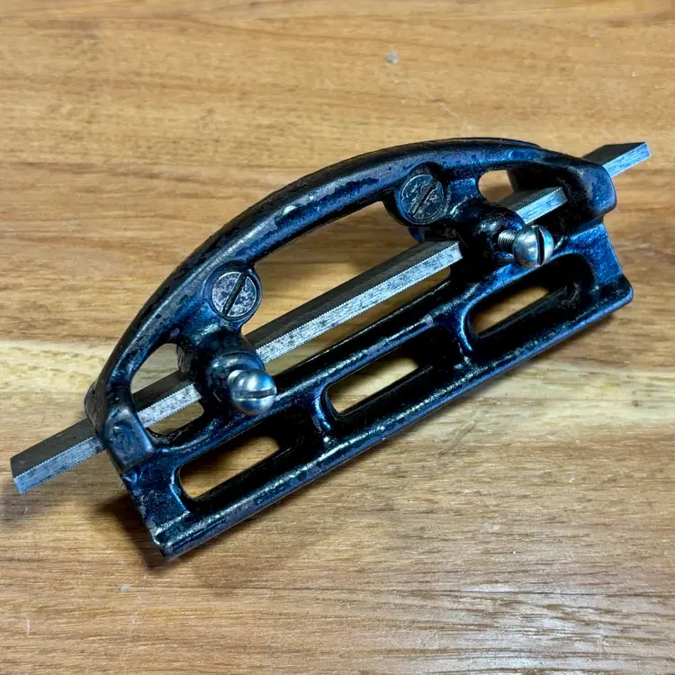 Antique Cast Iron Hand Saw Jointer with File Solid Adjustable Construction