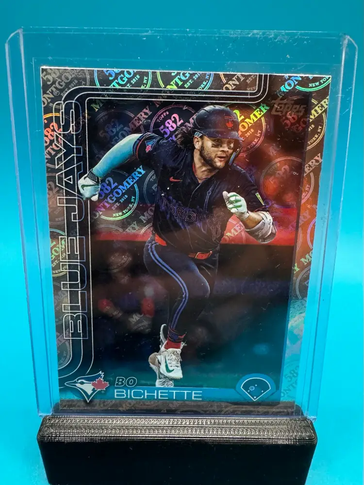 Bo Bichette Topps Montgomery Club Foil Toronto Blue Jays