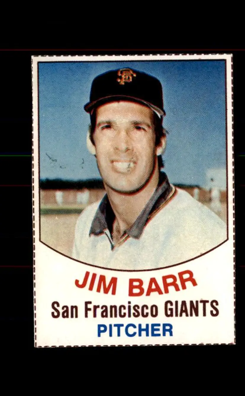 1977 Hostess #83 Jim Barr - (pk1) - San Francisco Giants