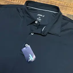 Johnnie O Performance Jersey Birdie Black Polo Men’s Sz XL ⛳️ *NEW* *MSRP $98*