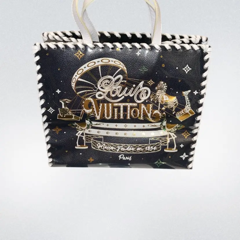 Upcycled Louis Vuitton Shopping Bag Tote