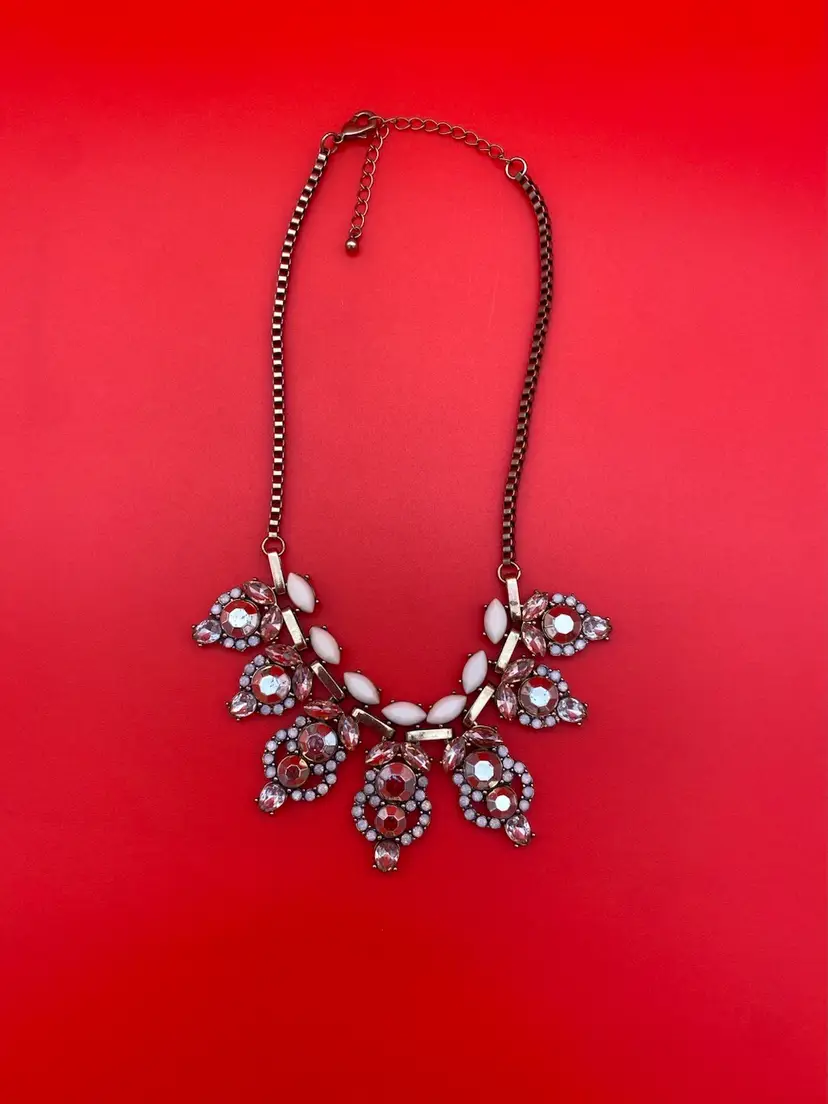 Unmarked Women's Adjustable Statement Necklace - Multiple Pendants - Gold-Tone