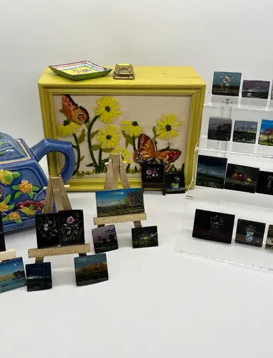 Micro Mini Oil Paintings Original Art Work
