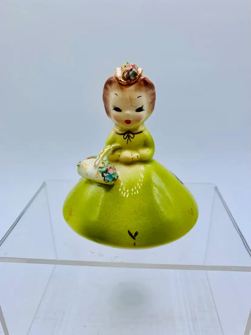 Vintage May American Beauty Mushroom Girl of the Month Josef Originals 1950’s