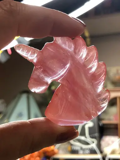 Cherry Quartz Unicorn 🦄
