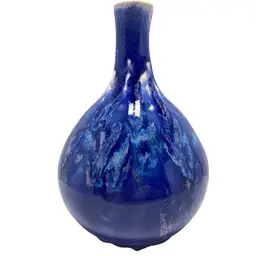 Studio Art Pottery Vase Signed By American Ceramic Artist Joseph David Broudo